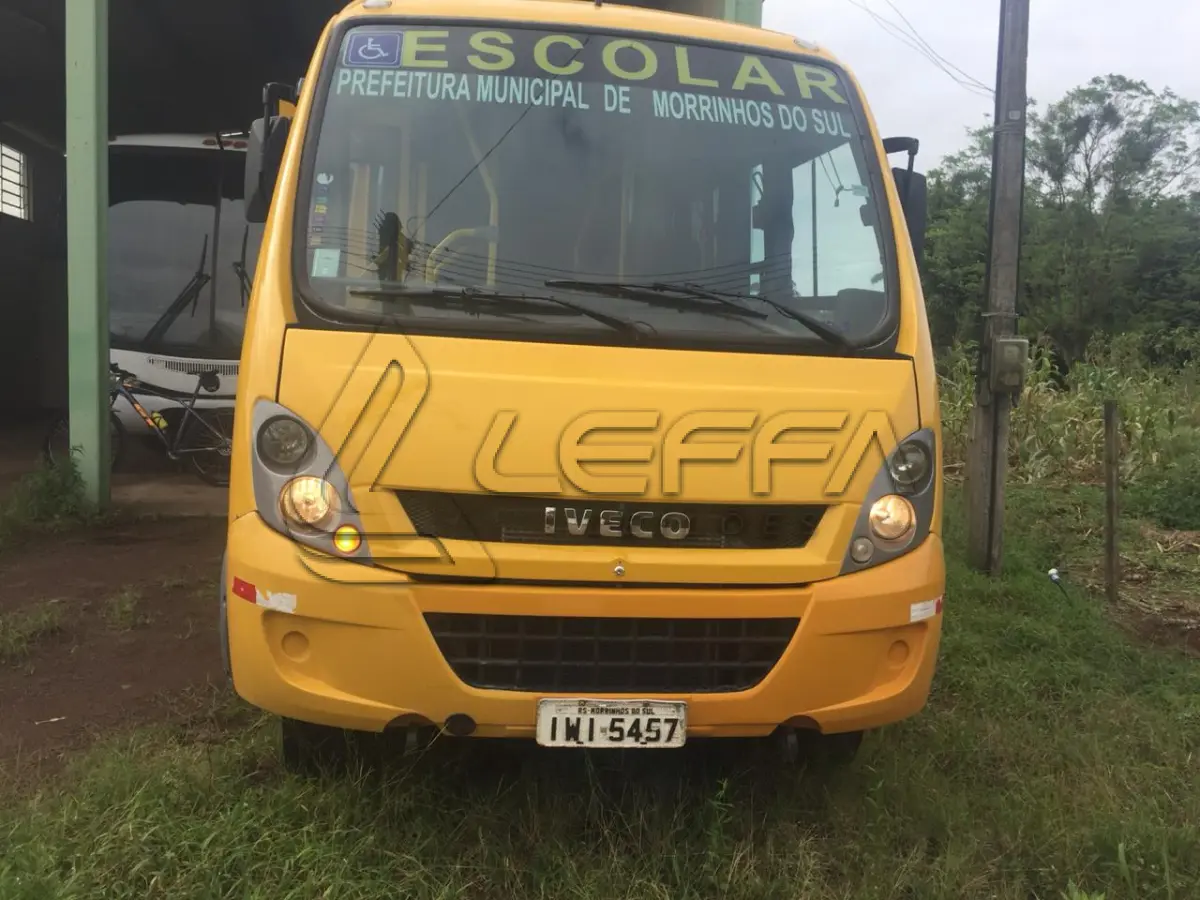LOTE 004 - MICROONIBUS IVECO, CITYCLASS 70C17, placas IWI 5457, diesel, ano e modelo 2014, cor amarela.