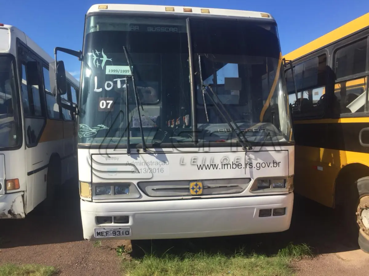LOTE 008 - ÔNIBUS ROD MB 1628, placas MEF 9310, diesel, ano e modelo 1999