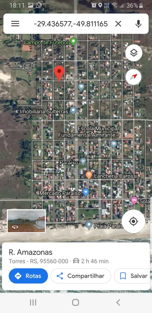 LOTE 003 - Terreno Urbano, na Praia Paraíso, Lote 19 Quadra 61, em Torres/RS