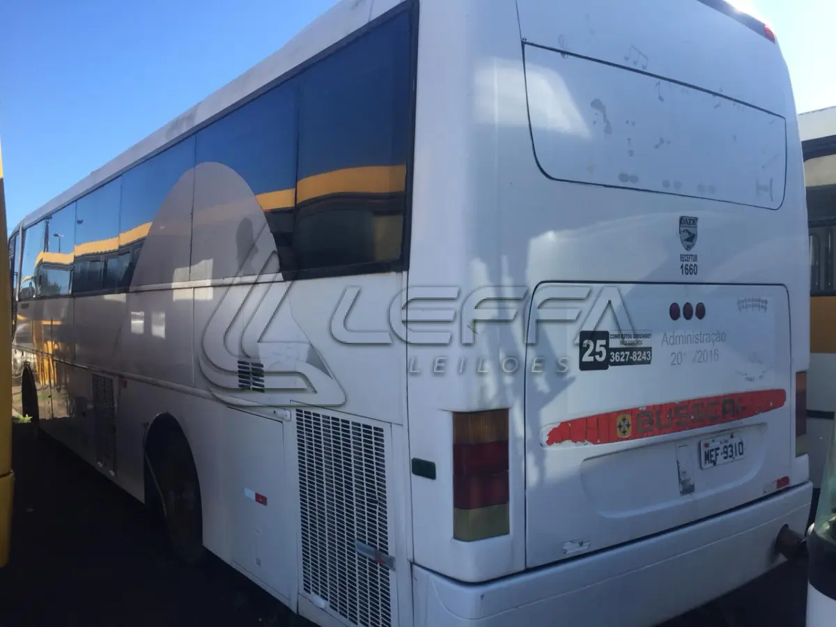 LOTE 008 - ÔNIBUS ROD MB 1628, placas MEF 9310, diesel, ano e modelo 1999