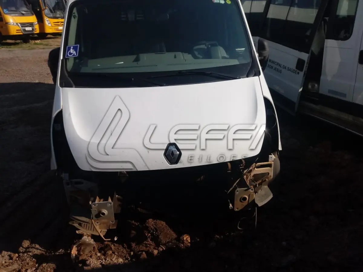 LOTE 007 - MICROONIBUS RENAULT/MASTER VITRÉ, L3H2, TCA MIC,PLACAS IYC9533, diesel, branca ano 2017, modelo 2018