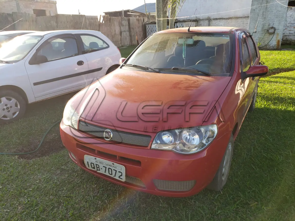 LOTE 001 - Veículo FIAT/Palio Fire Economy, 2009/2010, cor vermelha, Placas IQB-7072, RENAVAM 163662673