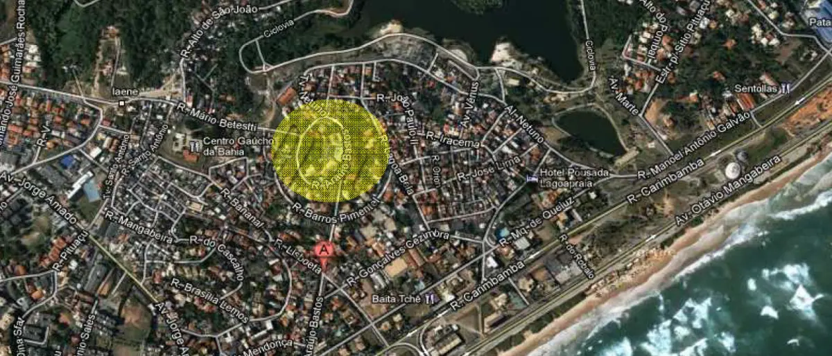 LOTE 001 - UMA CASA RESIDENCIAL, localizada na Rua Araújo Bastos, nº 126, Pitaçu, Salvador/Bahia