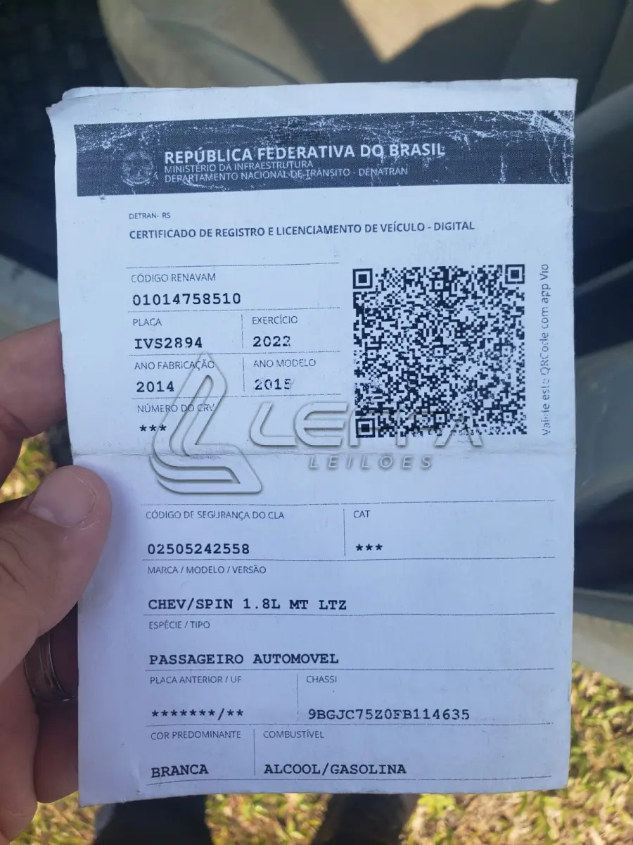 LOTE 003 - AMBULÂNCIA FIAT FIORINO, PLACA IYX-6746, ANO 2018, MODELO 2019