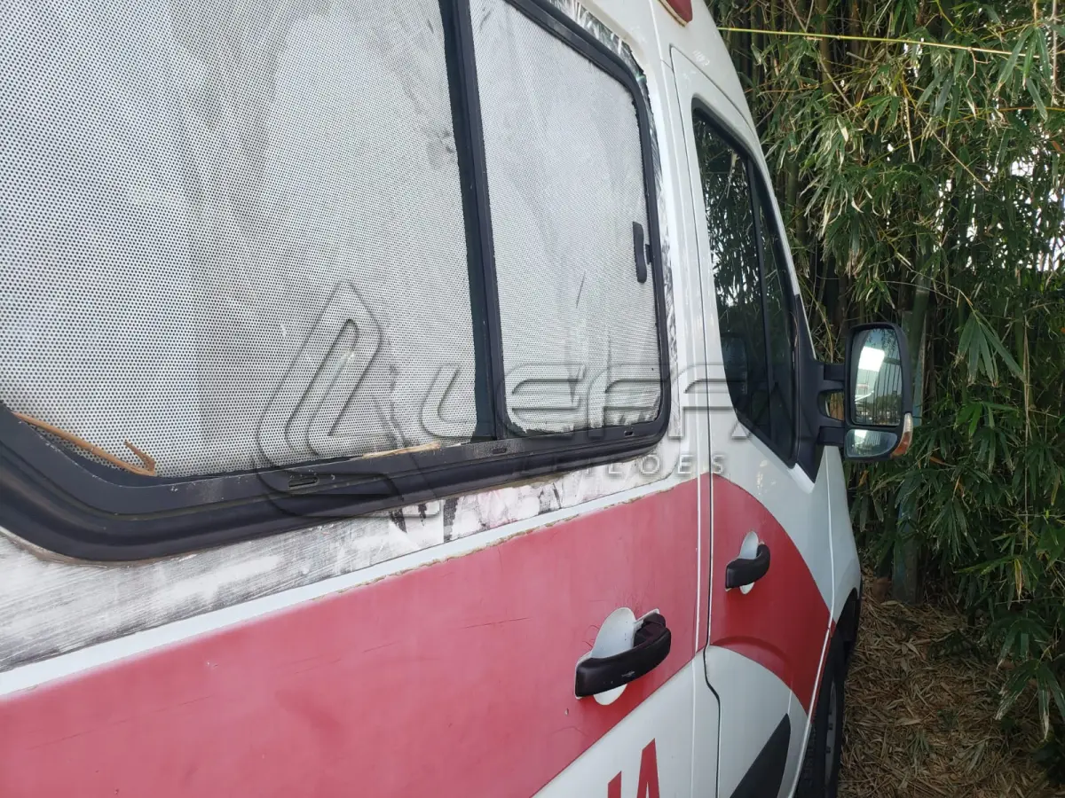LOTE 005 - AMBULÂNCIA RENAULT/CHAPECO MASTERAMB, PLACA IWI-7946, ANO 2014, MODELO 2015