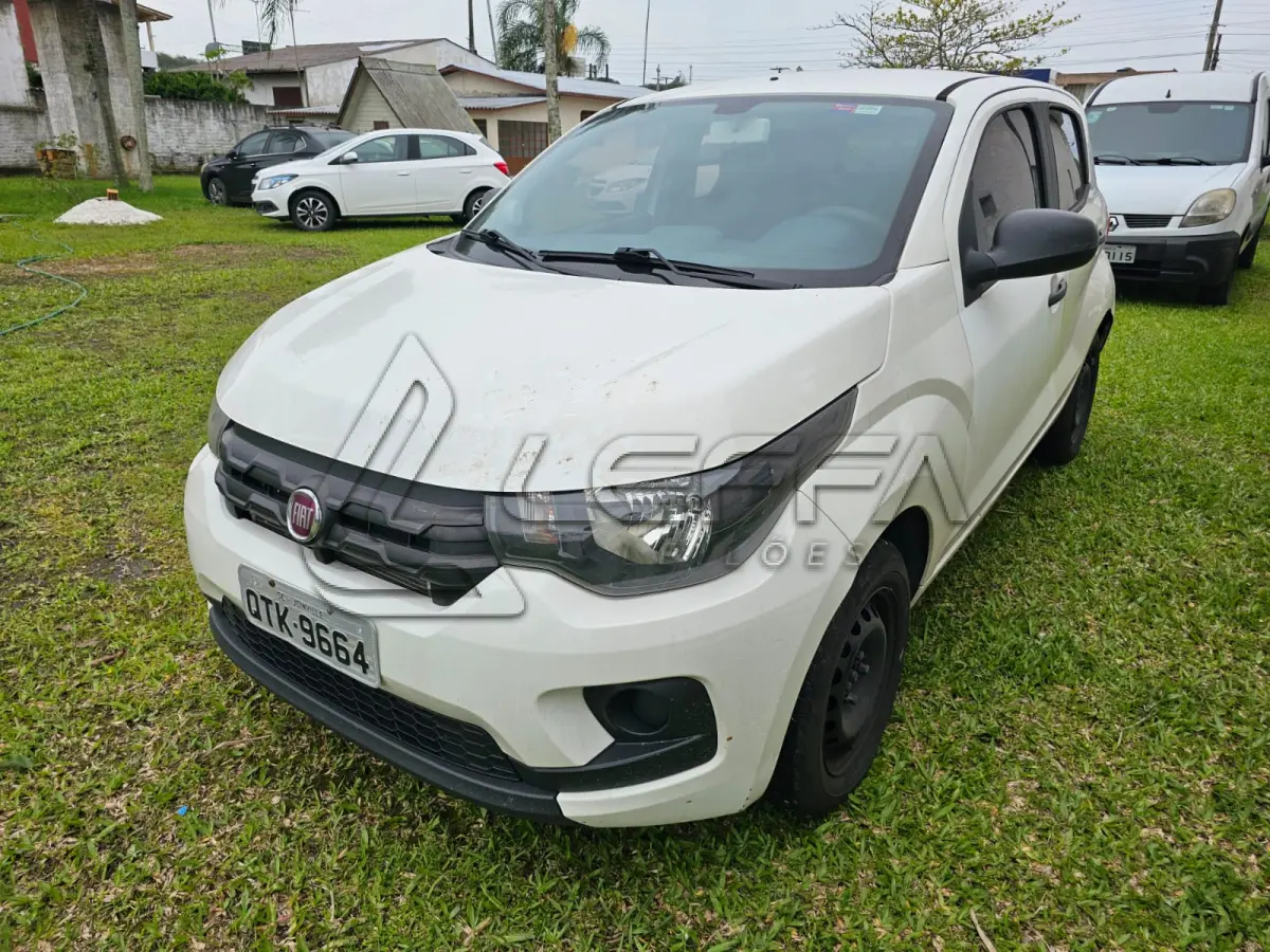 LOTE 002 - Um veículo automóvel FIAT/MOBI LIKE (Nacional) , corbranca, a álcool/gasolina, ano de fabricação e modelo 2019/2020, placa QTK9664