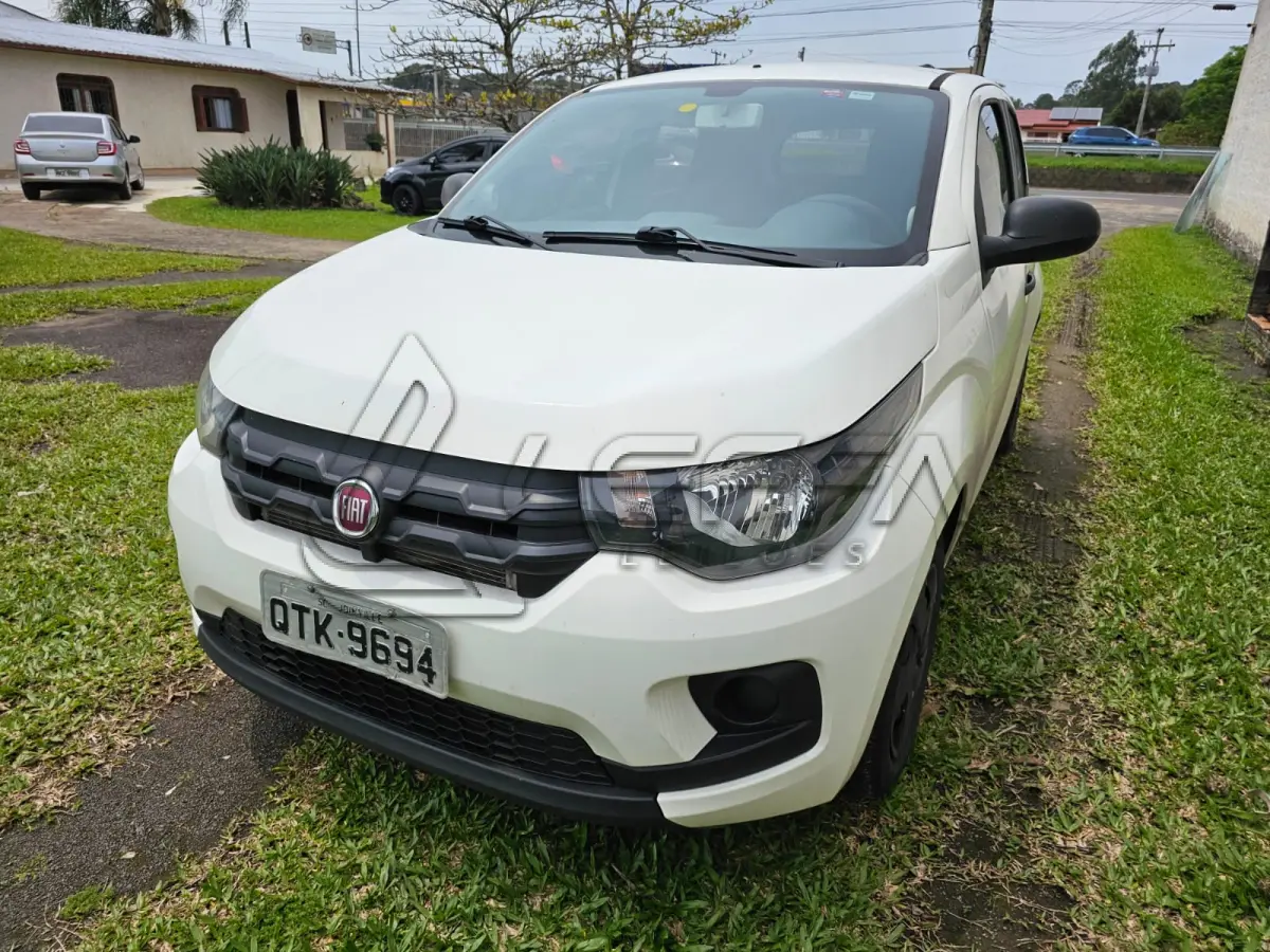 LOTE 003 - Um veículo automóvel FIAT/MOBI LIKE (Nacional) , cor branca, a álcool/gasolina, ano de fabricação e modelo 2019/2020, placa QTK9694