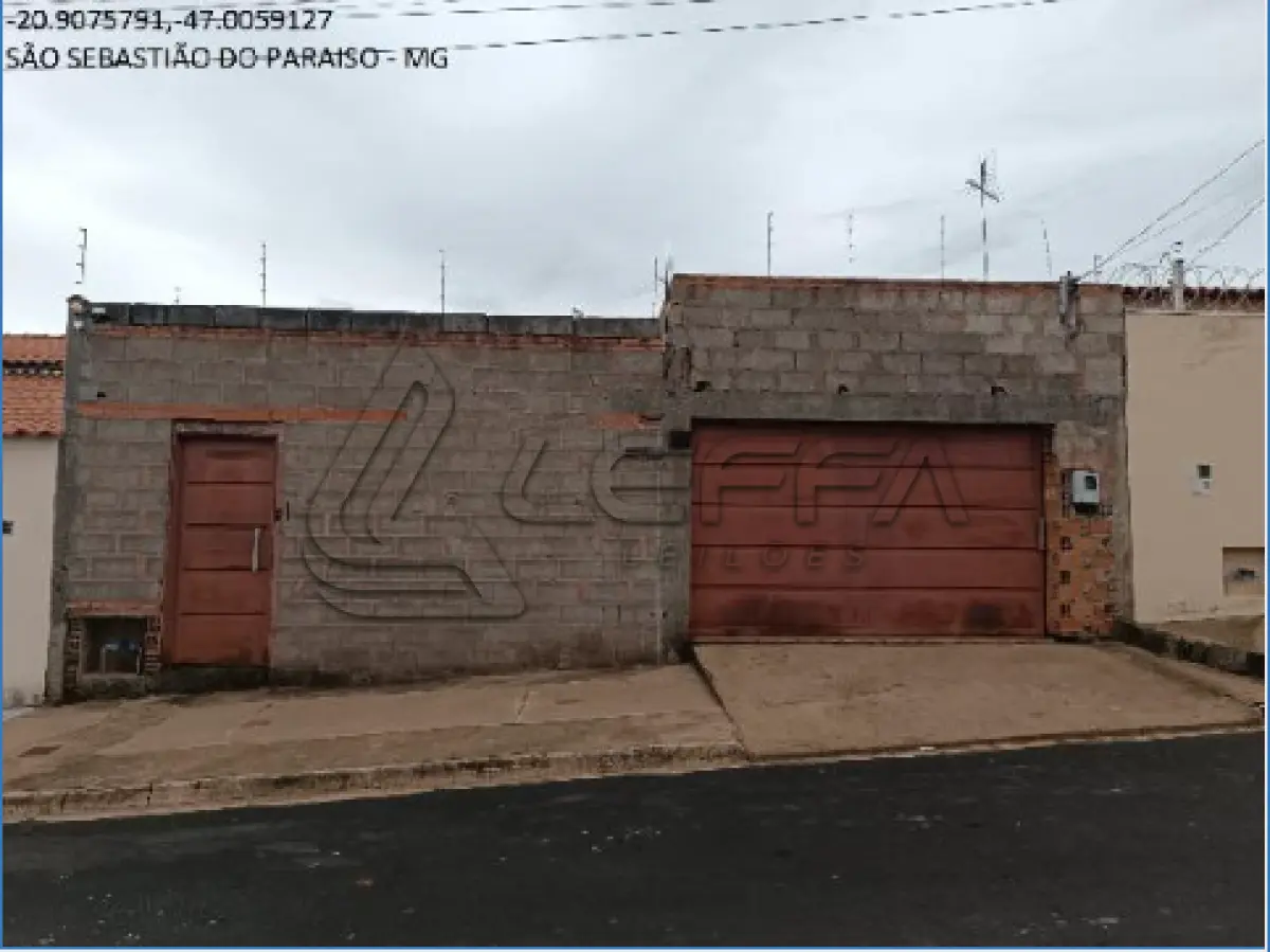 LOTE 099 - Casa / ESTADO: MG / CIDADE: SAO SEBASTIAO DO PARAISO / LOT JARDIM ROSENTINA DOS SANTOS FIGEIREDO 2