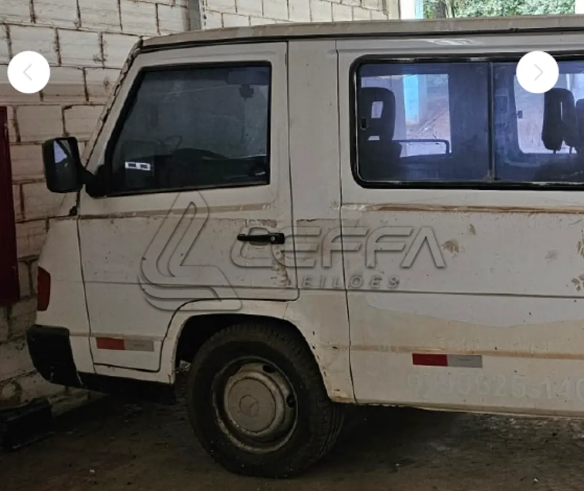 LOTE 001 - IMP/M.BENZ MB 180D, COR BRANCA, PLACAS LXA8H24, ANO/MODELO 1995/1995, RENAVAM 634115880