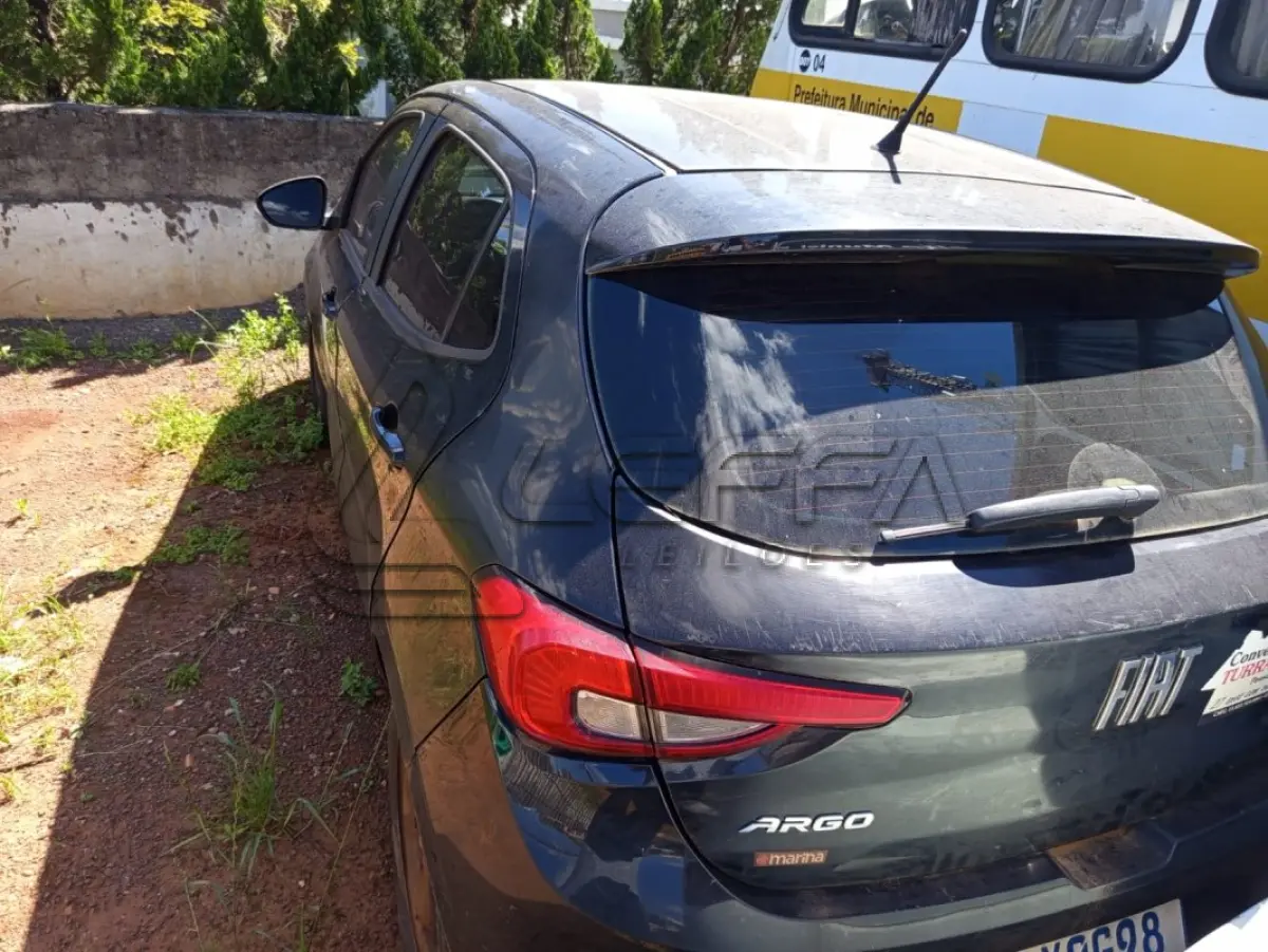 LOTE 009 - FIAT ARGO 1.0, ANO: 2021/2022, COR: PRETA, COMBUSTÍVEL: GASOLINA