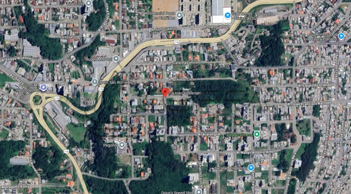 LOTE 001 - UM TERRENO URBANO, COM BENFEITORIAS, SITUADO NO BAIRRO PLANALTO, NA CIDADE DE CAXIAS  DO SUL/RS