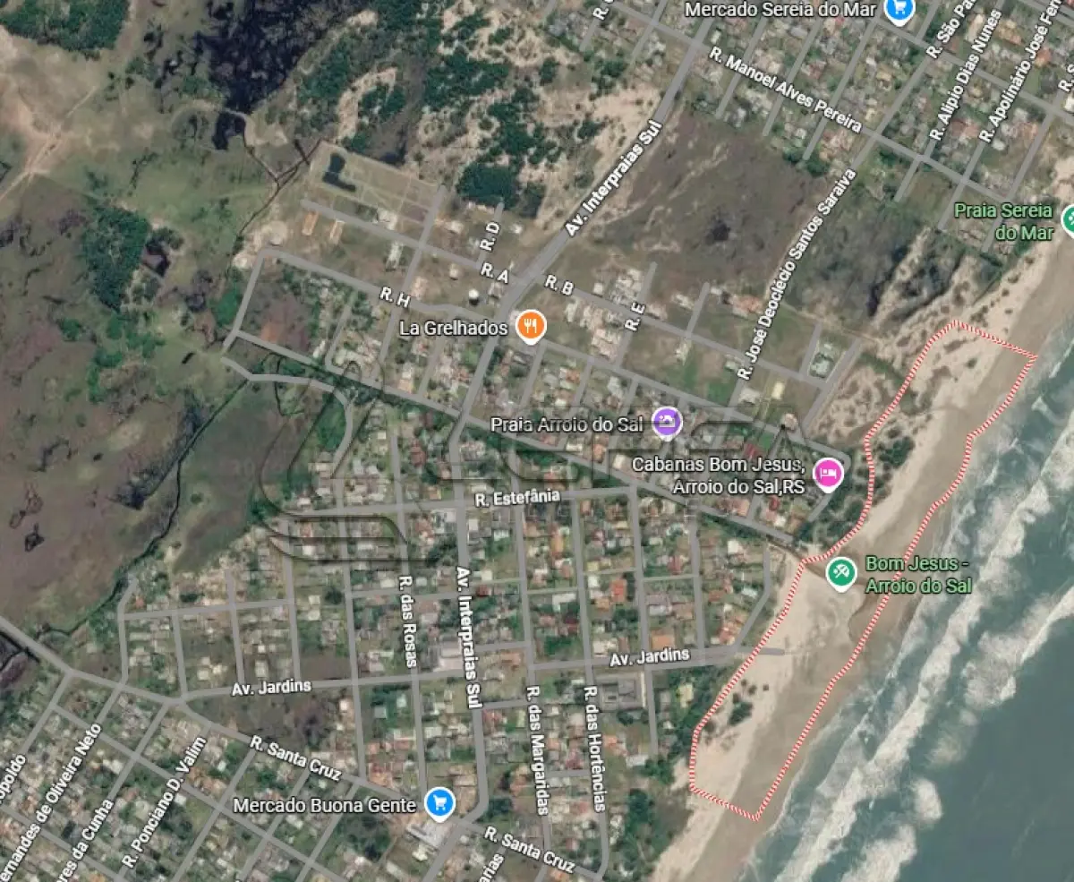 LOTE 001 - UM TERRENO (LOTE 09 DA QUADRA 20), MEDINDO 10m DE FRENTE E 30m DE FRENTE A FUNDOS, SEM BENFEITORIAS, SITUADO NO LUGAR DENOMINADO BALNEÁRIO BOM JESUS, NO MUNICÍPIO DE ARROIO DO SAL/RS