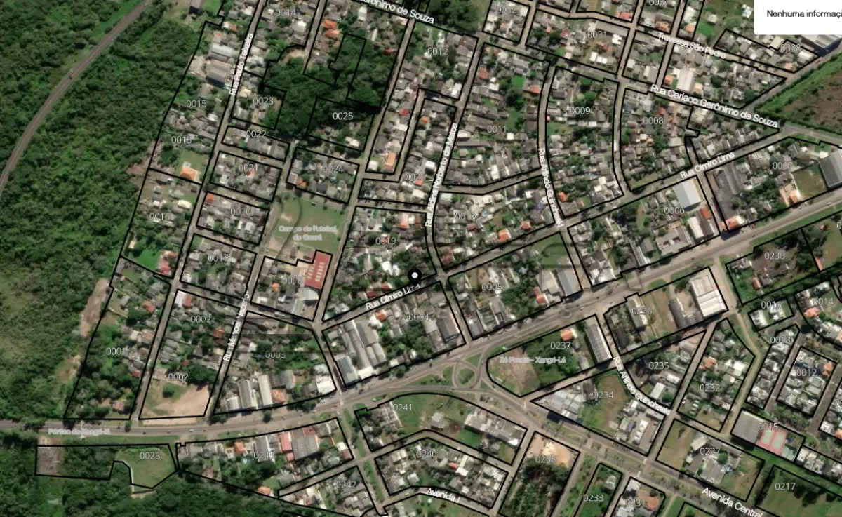 LOTE 001 - UM TERRENO URBANO DE APROXIMADAMENTE 1.200,00m², COM BENFEITORIAS, SITUADO NO BAIRRO GUARÁ, MUNICÍPIO DE XANGI-LÁ/RS