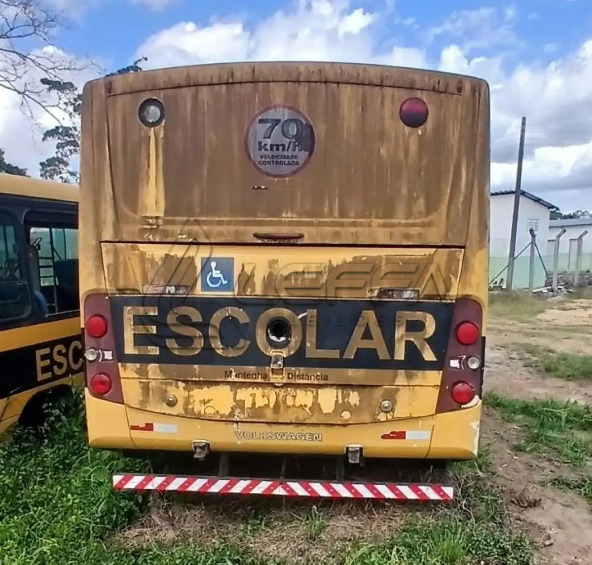 LOTE 011 - ÔNIBUS MARCOPOLO (SEM DOCUMENTO — SUCATEAMENTO)