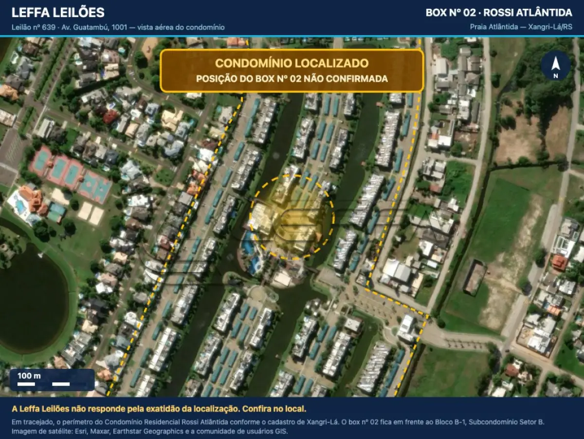 Um Box de Estacionamento, Medindo 12,500M², do Condomínio Residencial Rossi…