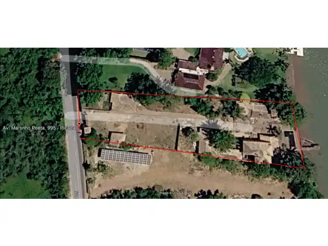 CHACARA DE 4.502,27M² EM ELDORADO DO SUL/RS, DESOCUPADA, COM EDIFICAÇÕES, ACESSO AO RIO JACUÍ COM POSSIBILIDADE DE REATIVAÇÃO DO PIER