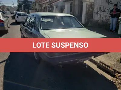 LOTE 011 - VEÍCULO GM/OPALA COMODORO SLE,  ANO/MODELO 1990