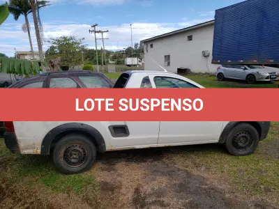 LOTE 001 - UM AUTOMÓVEL GM/MONTANA/CONQUEST, ANO E MODELO 2009/2010