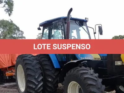 LOTE 001 - TRATOR MARCA NEW HOLLAND, MODELO TM 7020, ANO 2012
