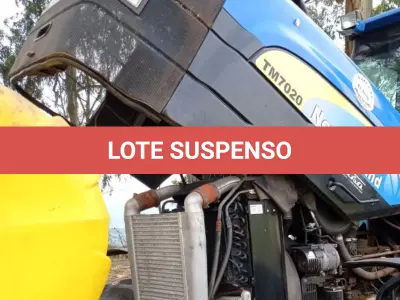 LOTE 001 - TRATOR MARCA NEW HOLLAND, MODELO TM 7020, ANO 2012