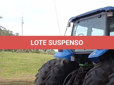 LOTE 001 - TRATOR MARCA NEW HOLLAND, MODELO TM 7020, ANO 2012
