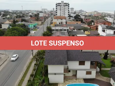LOTE 001 - Dois Terrenos, Lote 01 e 02 da quadra C, com casa de alvenaria com dois pavimentos, na praia Verde Mar em Arroio do Sal/RS