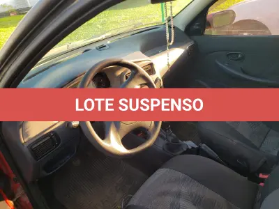 LOTE 001 - Veículo FIAT/Palio Fire Economy, 2009/2010, cor vermelha, Placas IQB-7072, RENAVAM 163662673