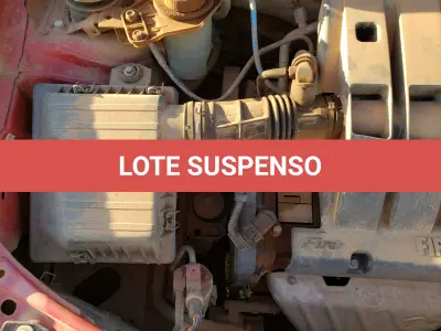 LOTE 001 - Veículo FIAT/Palio Fire Economy, 2009/2010, cor vermelha, Placas IQB-7072, RENAVAM 163662673