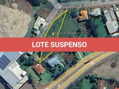 LOTE 001 - Nº 161, DA QUADRA Nº 13, da Rua “A”, no perímetro urbano de CRISTO REI, situado no Município de SÃO JOÃO DO OESTE, nesta Comarca de Itapiranga