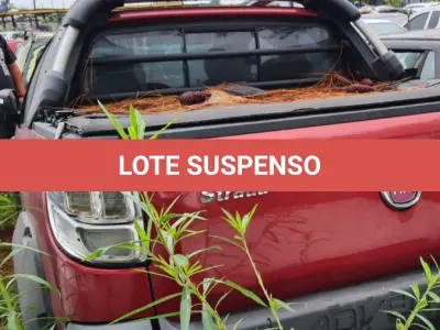 LOTE 001 - 01 (uma) Caminhonete marca/modelo: FIAT/STRADA ADVENTURE CD, Placas IVF-9631