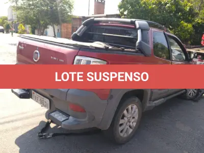 LOTE 001 - 01 (uma) Caminhonete marca/modelo: FIAT/STRADA ADVENTURE CD, Placas IVF-9631