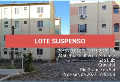 LOTE 227 - Apartamento / ESTADO: RS / CIDADE: GRAVATAI / CONJUNTO RESIDENCIAL OLINDA II