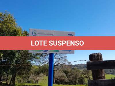 LOTE 003 - 02 Dois Terrenos Rurais, 1 (um) de 1.909.657,00 m² (190,96 hectares), 1 (um) de 544.500,00 m² (54,45 hectares), situado nos imóveis "Pocinhos", "Cerro Branco",  e "Leãozinho", na Fazenda São Pedro, no Distrito de Barra do Leão em Campos Novos SC