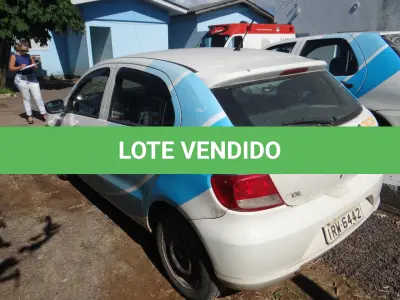 LOTE 014 - VEICULO VW GOL, ANO E MODELO 2011