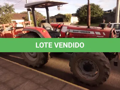 LOTE 019 - TRATOR MASSEY FERGUSON 275, Ano 2004