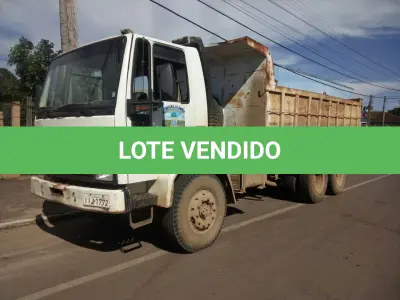 LOTE 004 - CAMINHÃO BASCULANTE FORD, CARGO 2218, ANO E MODELO 1990