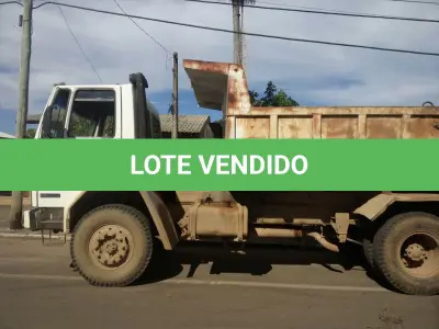 LOTE 004 - CAMINHÃO BASCULANTE FORD, CARGO 2218, ANO E MODELO 1990