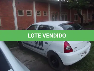 LOTE 018 - VEICULO RENAULT CLIO CAM, ANO 2010 MODELO 2011