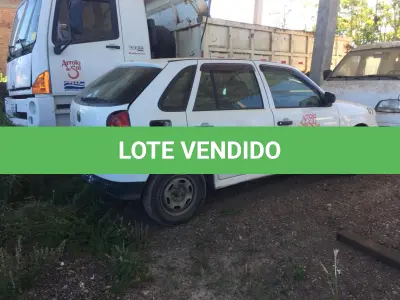 LOTE 005 - GOL 1.0, ANO 2007, BRANCO, GASOLINA