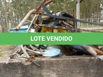 LOTE 002 - SUCATA – ÔNIBUS SINISTRADO E FERRO