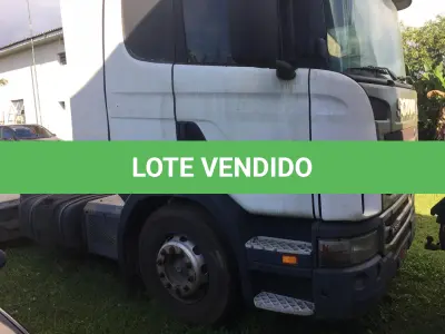 LOTE 007 - CAMINHÃO SCANIA, PLACAS IQW-1879, ANO 2010