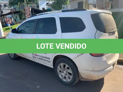 LOTE 005 - VEÍCULO CHEVROLET/SPIN, 1.8L AT LTZ, ano e modelo 2014, 7P 108CV.