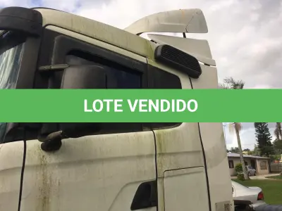 LOTE 007 - CAMINHÃO SCANIA, PLACAS IQW-1879, ANO 2010