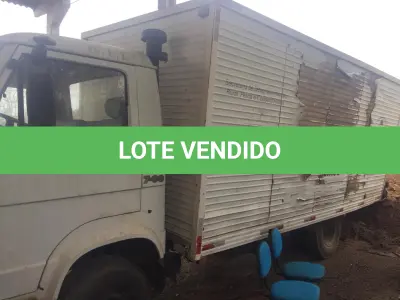 LOTE 001 - CAMINHÃO VW, 7.90 S, placas IIW-6H14, diesel, ano e modelo 1989, cor branca