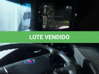 LOTE 007 - CAMINHÃO SCANIA, PLACAS IQW-1879, ANO 2010