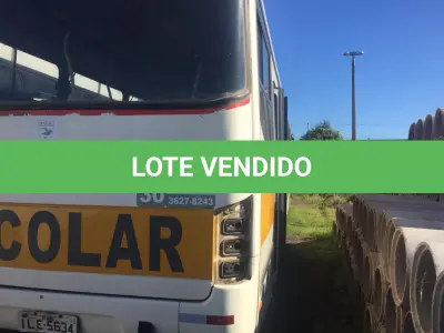 LOTE 007 - ÔNIBUS MB U OF 1721, placas ILE 5634, diesel, ano e modelo 2003