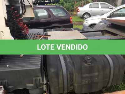 LOTE 007 - CAMINHÃO SCANIA, PLACAS IQW-1879, ANO 2010
