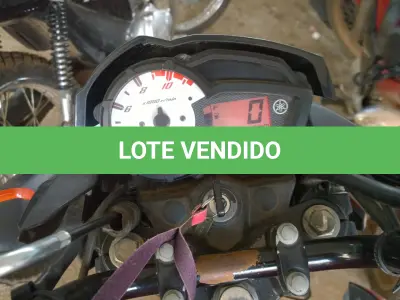 LOTE 008 - MOTOCICLETA YAMAHA/YS150 FAZER ED, ano e modelo 2014, 12CV  149CC