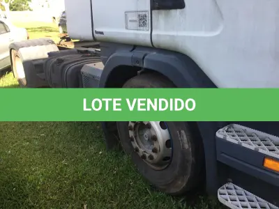 LOTE 007 - CAMINHÃO SCANIA, PLACAS IQW-1879, ANO 2010