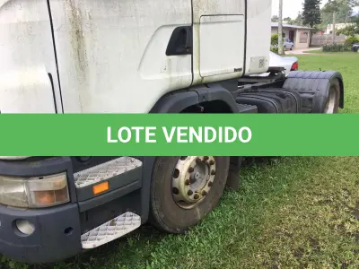 LOTE 007 - CAMINHÃO SCANIA, PLACAS IQW-1879, ANO 2010